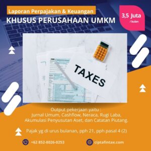 Jasa Laporan Keuangan Pajak Perusahaan UMKM