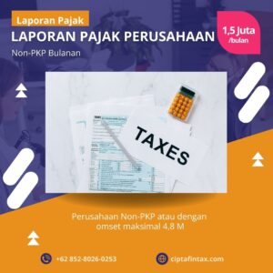 Jasa Laporan Pajak NonPKP bulanan