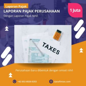 Jasa Laporan Pajak Perusahaan